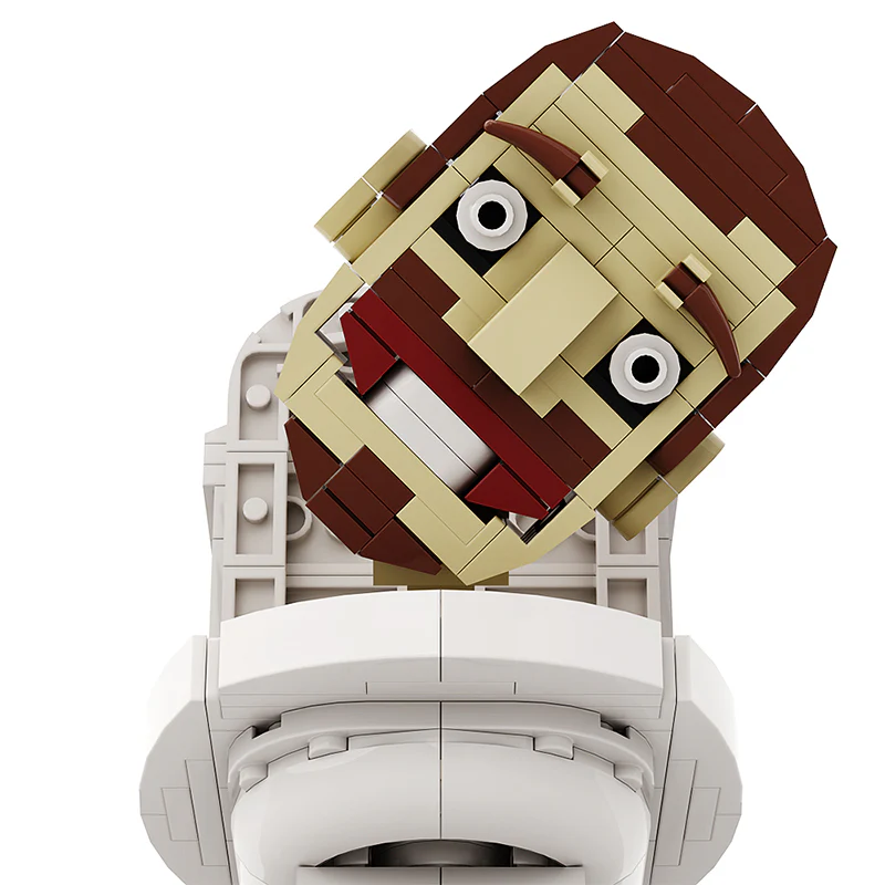 GOBRICKS MOC A0983Y02 toilet man - YWOBB