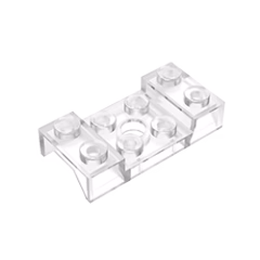 GOBRICKS GDS-1064 Mudguard 2 x 4 with Arch Studded with Hole - YWOBB