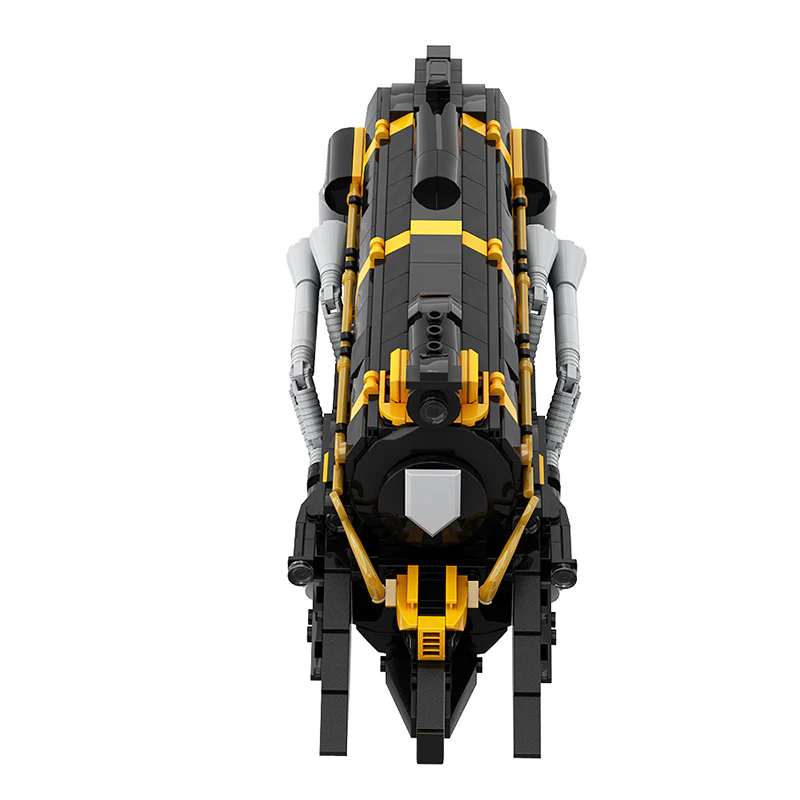 GOBRICKS MOC A0876Y01 Star Railway - Front - YWOBB