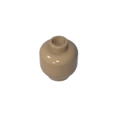 GOBRICKS GDS-1417 Minifigure Head (Plain) - YWOBB