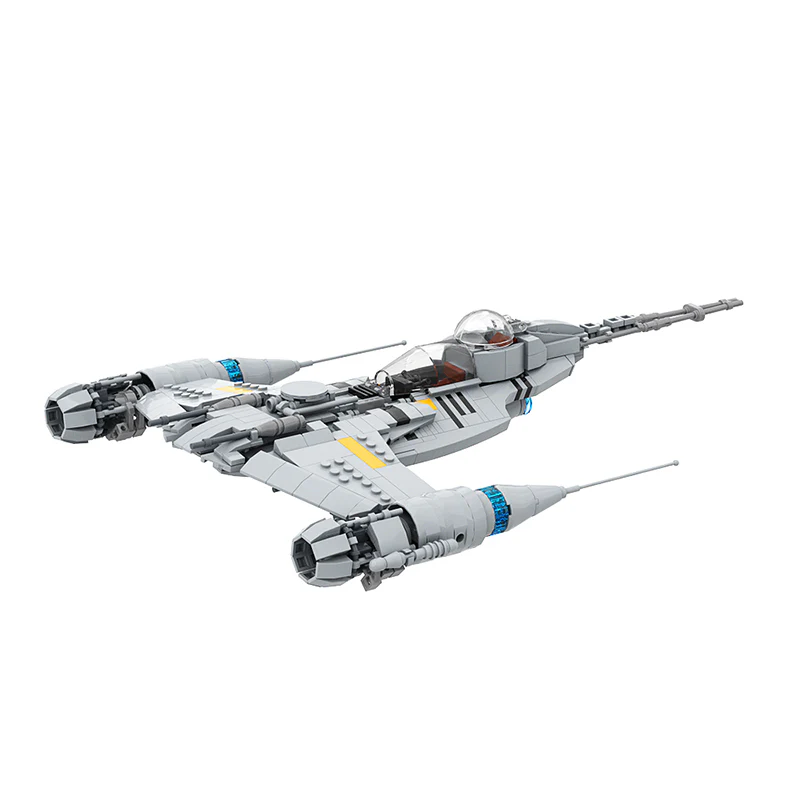 GOBRICKS MOC 99932 The Mandalorian-Din Djarin's N-1 Starfighter - YWOBB