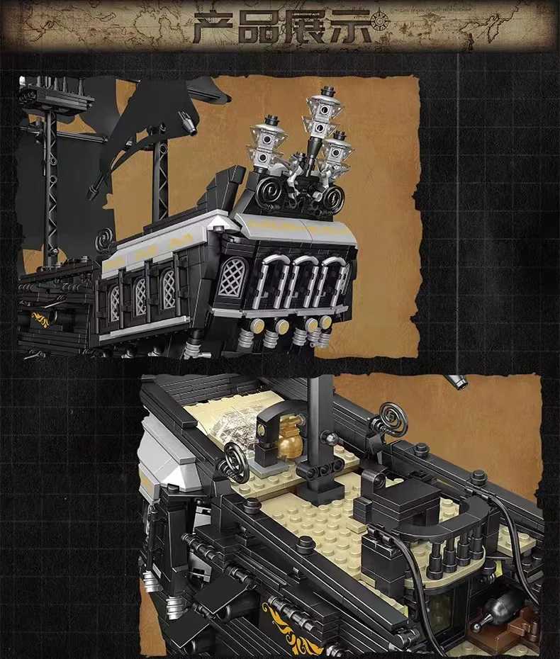 Mould King 13111 Black Pearl OVP EU Warehouse Version - YWOBB