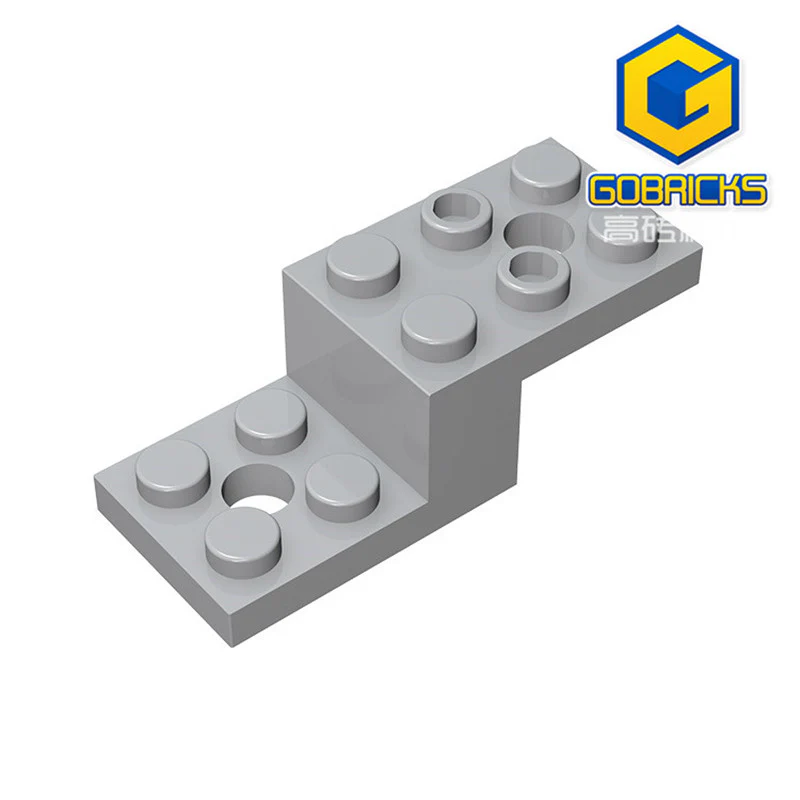GOBRICKS GDS-713 Bracket 5 x 2 x 1 1/3 with 2 Holes - YWOBB