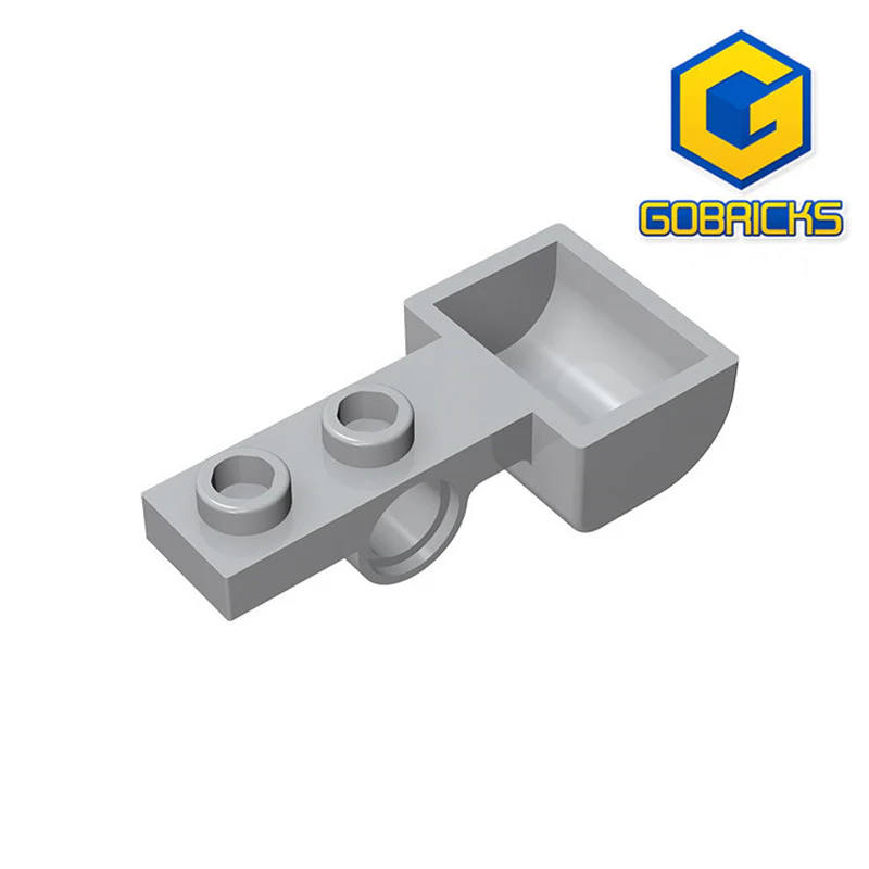 GOBRICKS GDS-1329 Modified 1 x 2 with Pin Hole and Bucket - YWOBB