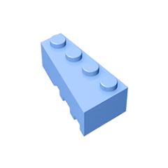 GOBRICKS GDS-592 Wedge 4 x 2 Left - YWOBB