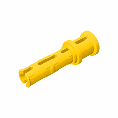 GOBRICKS GDS-923 Pin 3L with Friction Ridges Lengthwise and Stop Bush - YWOBB