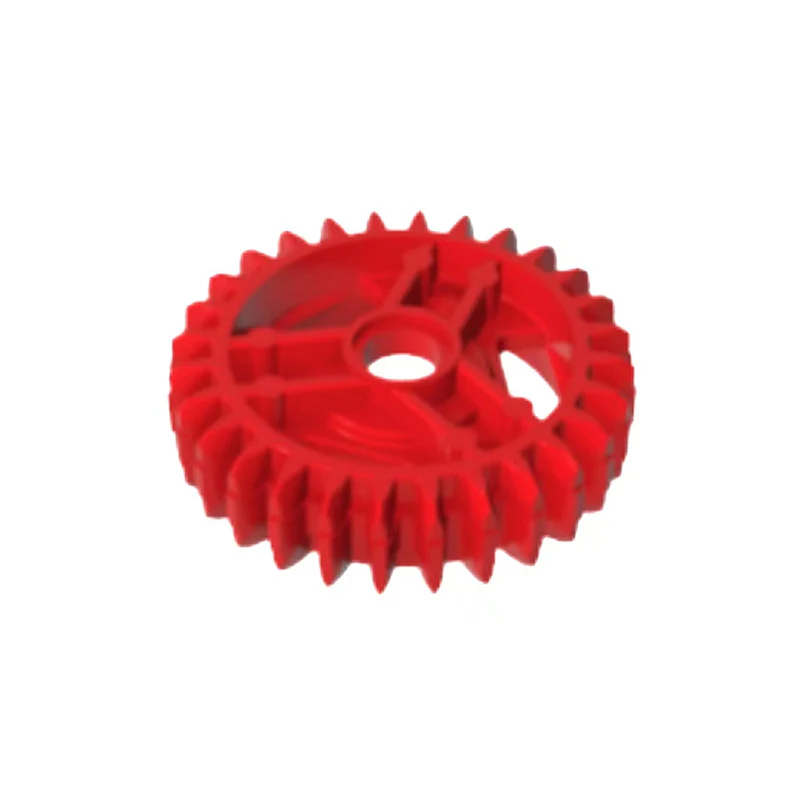 GOBRICKS GDS-1542 Gear 28 Tooth Double Bevel with Pin Hole - YWOBB