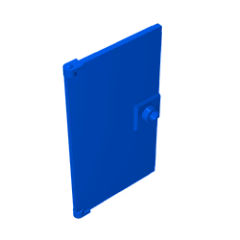 GOBRICKS GDS-763 Door 1 x 4 x 6 with Stud Handle - YWOBB