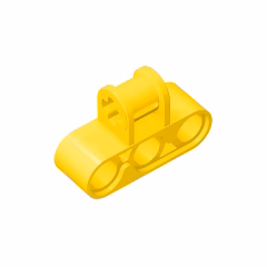 GOBRICKS GDS-939 Axle and Pin Connector Perpendicular Triple - YWOBB