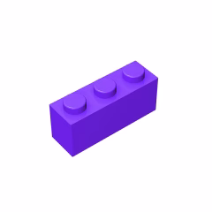 GOBRICKS GDS-533 Brick 1 x 3 - YWOBB