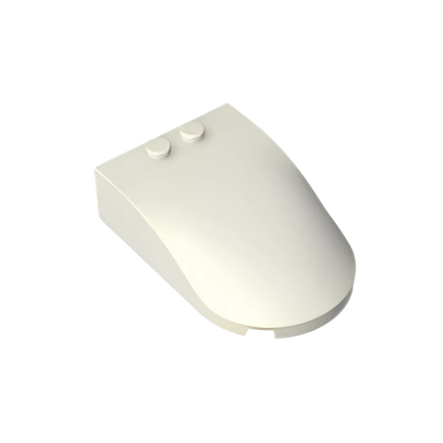 GOBRICKS GDS-21121 Windscreen 6 x 4 x 1 1/3 Canopy Straight Sides - YWOBB