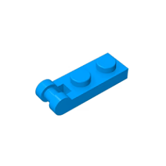 GOBRICKS GDS-646 Modified 1 x 2 with Bar Handle on End - Closed Ends - YWOBB