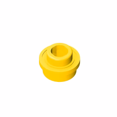 GOBRICKS GDS-603  Round 1 x 1 with Open Stud - YWOBB