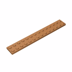 GOBRICKS GDS-516 Plate 2 x 14 - YWOBB