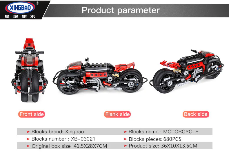 XINGBAO XB-03021 The Off-road Motorcycle - YWOBB
