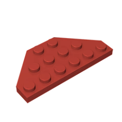 GOBRICKS GDS-703  Plate 3 x 6 Cut Corners - YWOBB