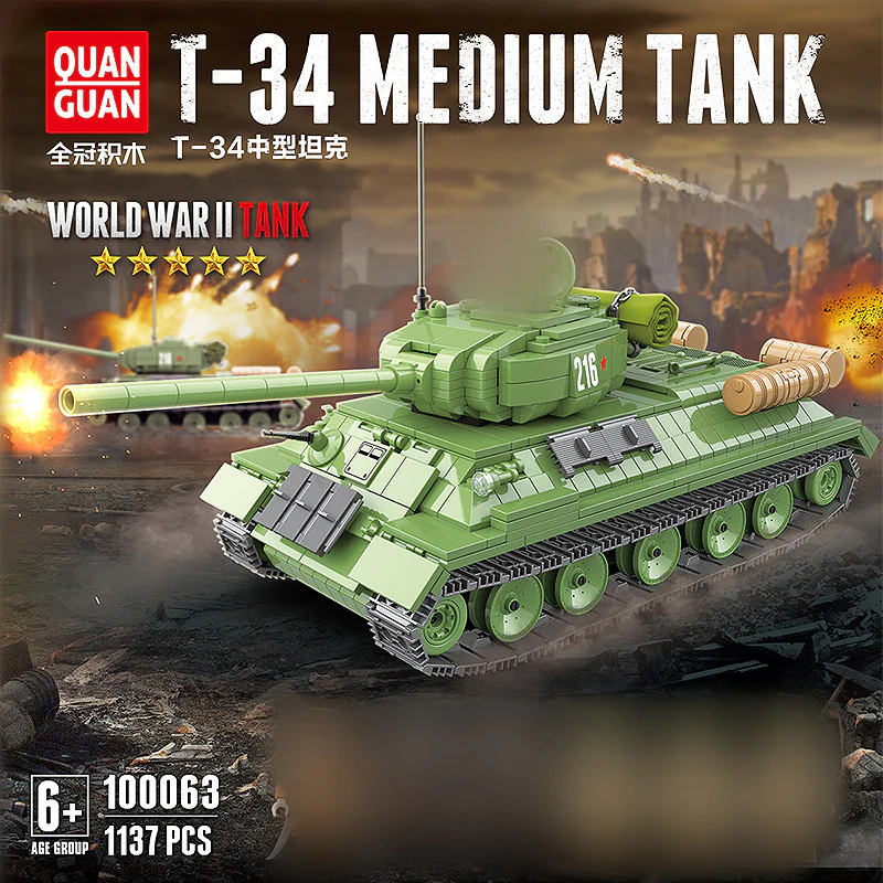 QuanGuan 100063 T-34 Soviet Medium Tank - YWOBB