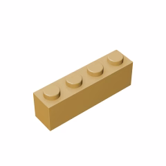 GOBRICKS GDS-534 Brick 1 x 4 - YWOBB