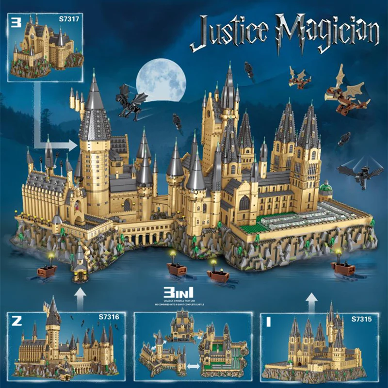 LELE S7315 - 7317 ( MOC - 30884 ) Magic Castle EX Parts - YWOBB