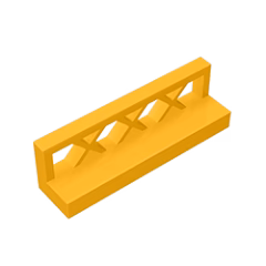 GOBRICKS GDS-881 Fence 1 x 4 x 1 - YWOBB