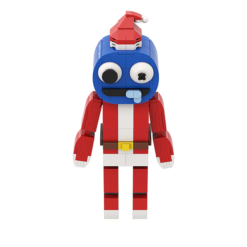 GOBRICKS MOC A0196 RainbowFriends Christmas style-Blue - YWOBB
