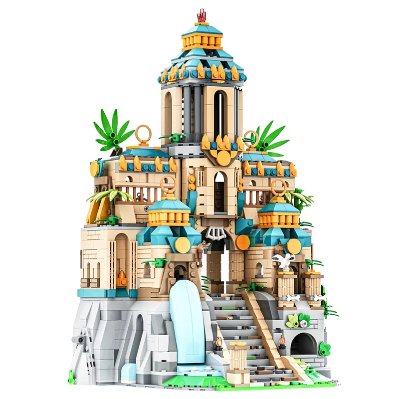GOBRICKS MOC A1113 The Lost Temple - YWOBB