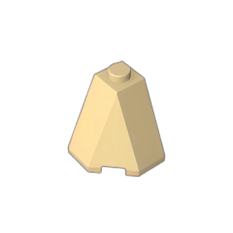GOBRICKS GDS-90181 Wedge 2 x 2 x 2 Slope 65 Corner - YWOBB
