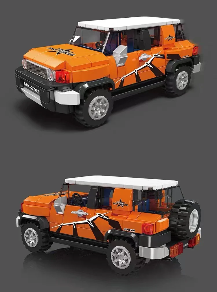 Mould King 27057-27060 Mini Car Series - YWOBB