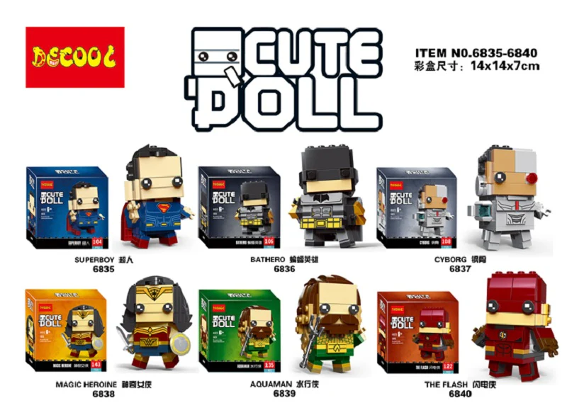 DECOOL 6835-6846 Super Heros - YWOBB