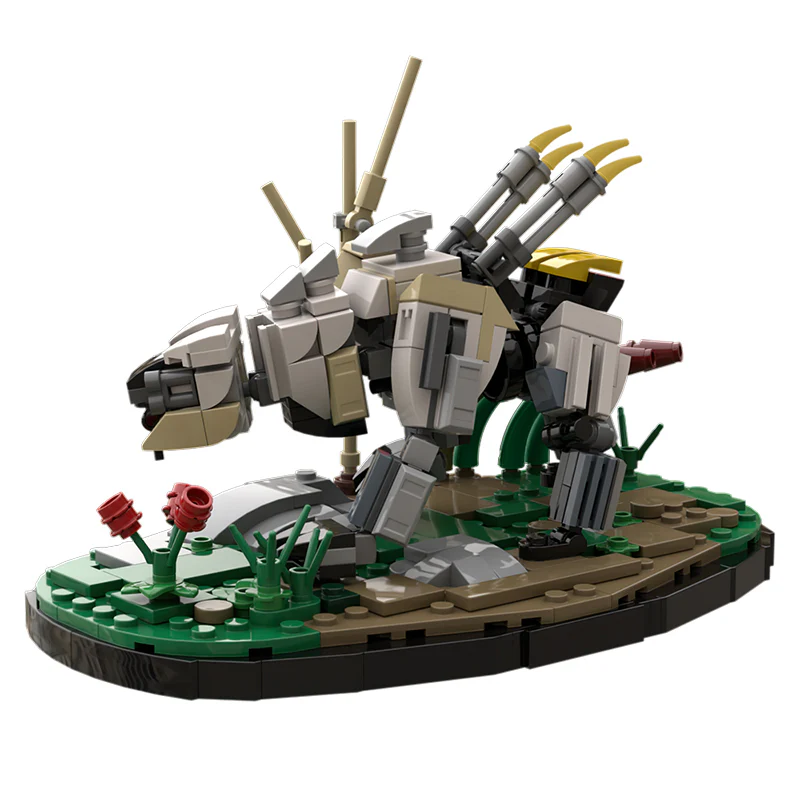 GOBRICKS MOC 115168 Horizon Zero Dawn Sawtooth with Stand - YWOBB