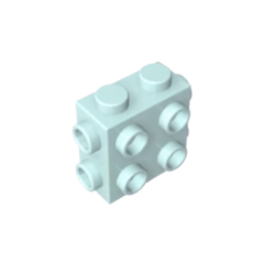 GOBRICKS GDS-90082 Brick Modified 1 x 2 x 1 2/3 with Studs on Side and Ends - YWOBB