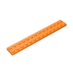 GOBRICKS GDS-516 Plate 2 x 14 - YWOBB