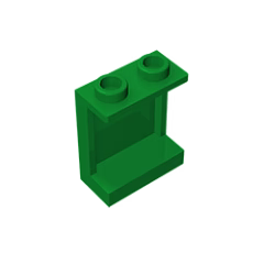 GOBRICKS GDS-785 Panel 1 x 2 x 2 with Side Supports - Hollow Studs - YWOBB