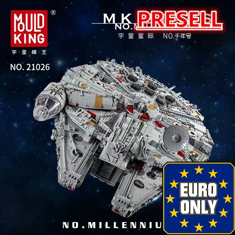 Mould King 21026 Millennium Falcon ROTJ (Mark II) OVP EU Warehouse Version - YWOBB