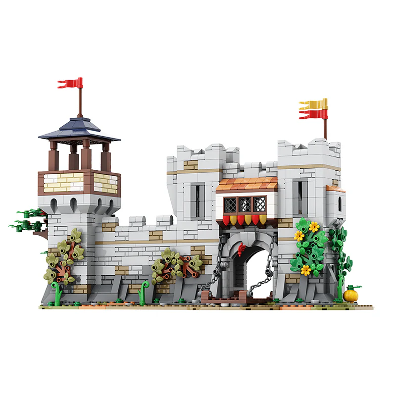 GOBRICKS MOC 137562 Small Lion Knights Castle - YWOBB