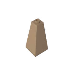 GOBRICKS GDS-733 Slope 75 2 x 2 x 3 Double Convex - YWOBB