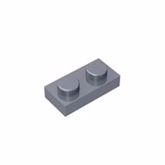 GOBRICKS GDS-502 Plate 1 x 2 - YWOBB