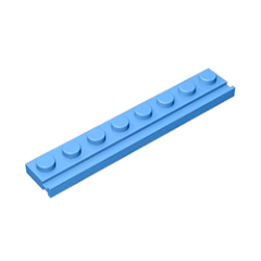 GOBRICKS GDS-1235 Modified 1 x 8 with Door Rail - YWOBB