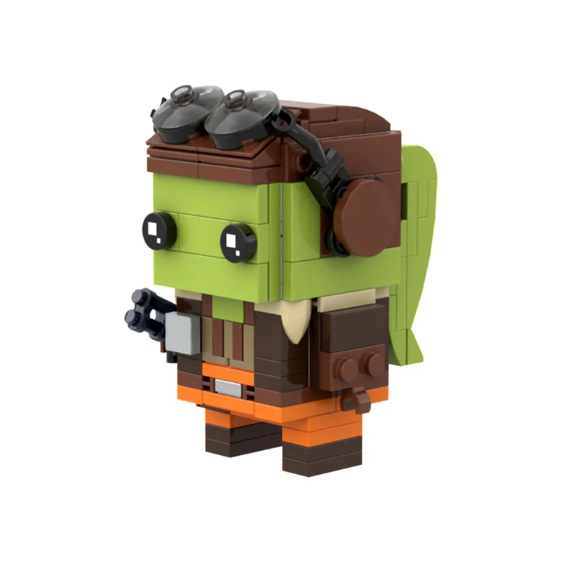 GOBRICKS MOC 157623 General Hera Syndulla brickheadz - YWOBB