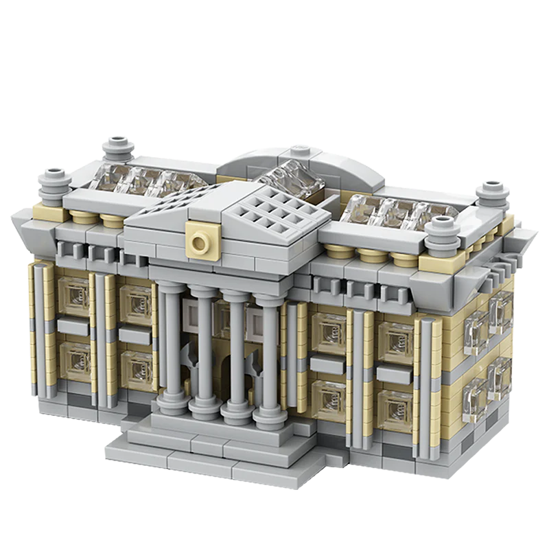 GOBRICKS MOC 128864 Mini Courthouse - YWOBB