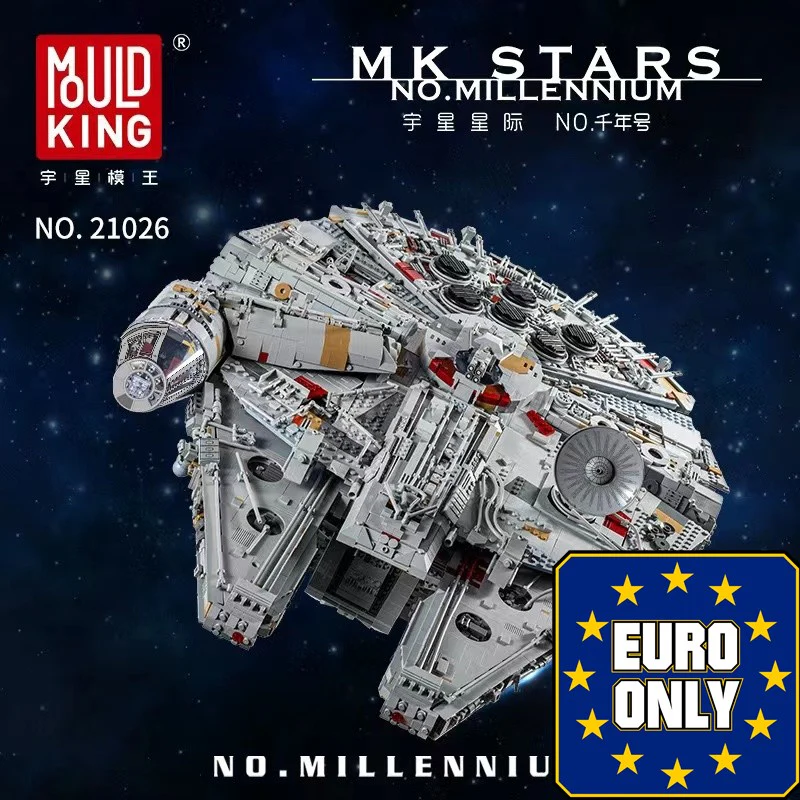 Mould King 21026 Millennium Falcon ROTJ (Mark II) OVP EU Warehouse Version - YWOBB