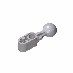GOBRICKS GDS-1154 Modified Ball Joint Straight 1 x 2 - YWOBB