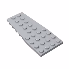 GOBRICKS GDS-897  Plate 4 x 9 with Stud Notches - YWOBB