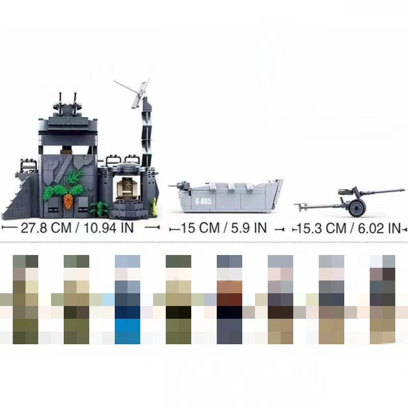 SLUBAN M38-B0861 German Atlantic Fortress - YWOBB