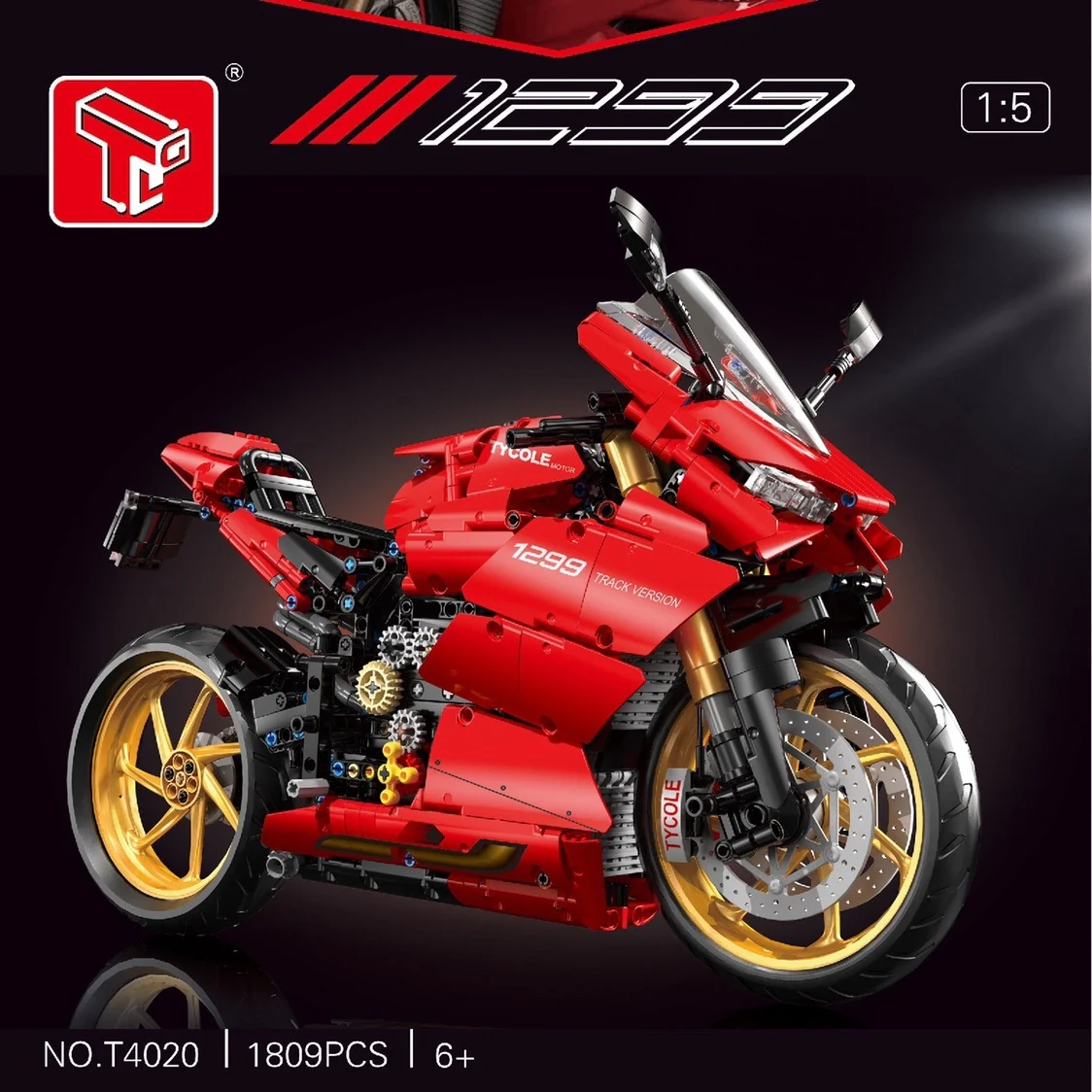 TGL T4020 Ducati 1:5 Motorcycle - YWOBB