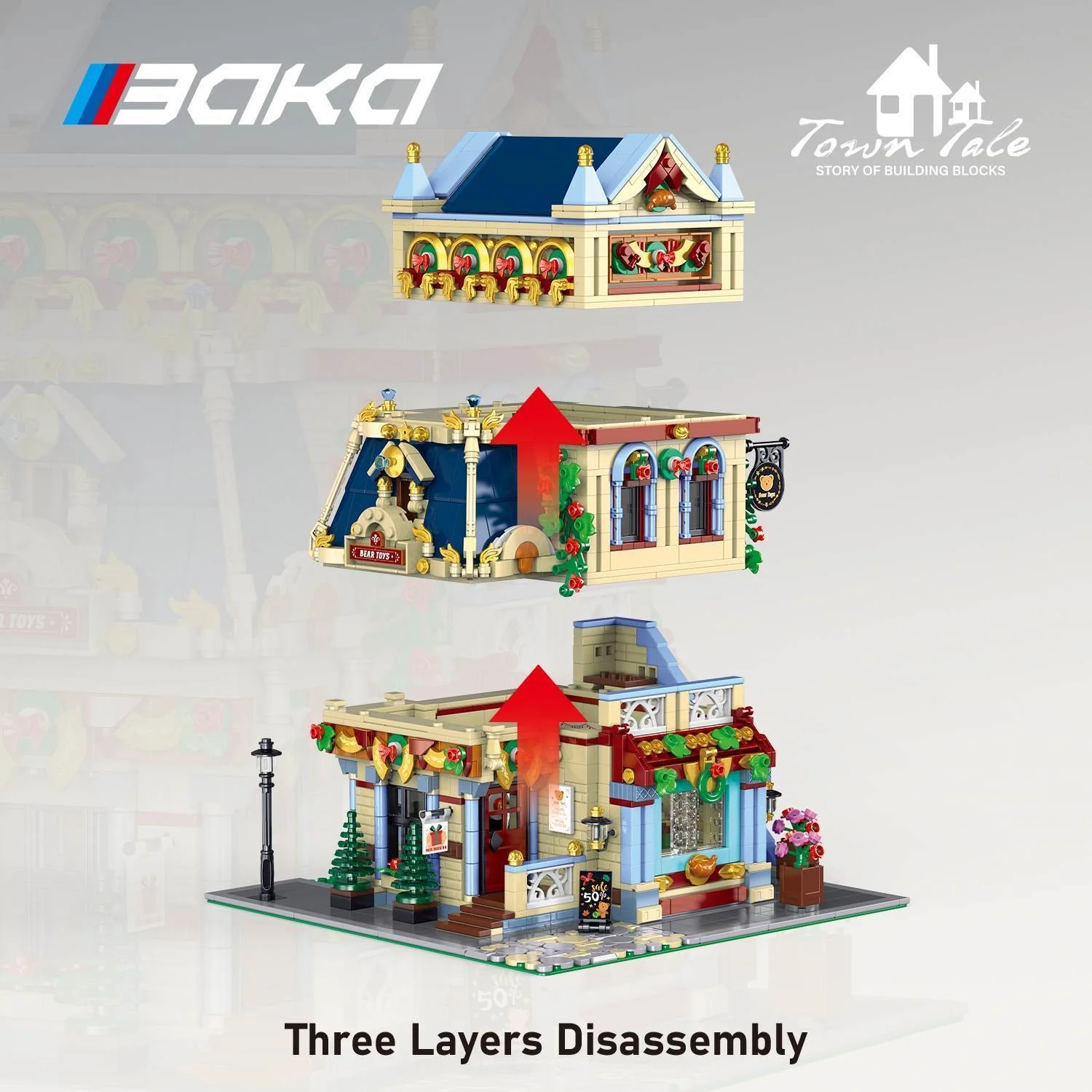 BAKA 33230 Little Bear Toy House - YWOBB
