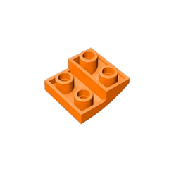 GOBRICKS GDS-1270 Curved 2 x 2 Inverted - YWOBB