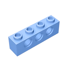 GOBRICKS GDS-625  Brick 1 x 4 with Holes - YWOBB