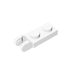 GOBRICKS GDS-821 Hinge Plate 1 x 2 Locking with 2 Fingers on End - YWOBB