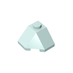 GOBRICKS GDS-802 Wedge 2 x 2 - YWOBB